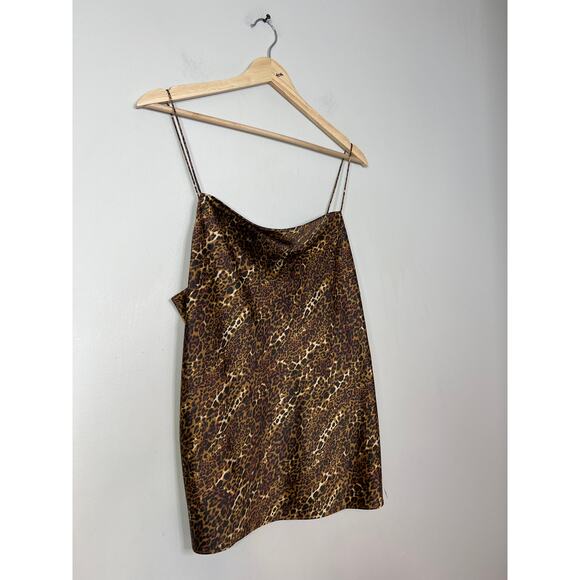 NWT Cami NYC Axel Sleeveless Cami Silk Blend Animal Print Top Tank Blouse - Picture 3 of 8